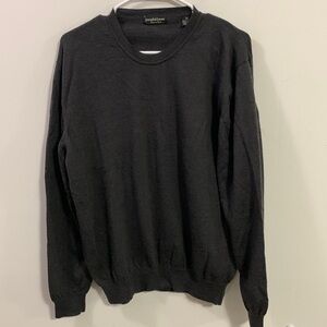 joseph & lyman Extra Fine Merino Wool sweater Size XL gray
